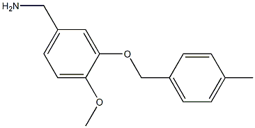 {4-methoxy-3-[(4-methylphenyl)methoxy]phenyl}methanamine 구조식 이미지
