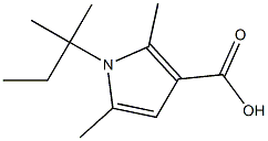 1-(1,1-dimethylpropyl)-2,5-dimethyl-1H-pyrrole-3-carboxylic acid Structure