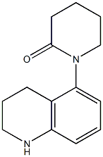 1-(1,2,3,4-tetrahydroquinolin-5-yl)piperidin-2-one 구조식 이미지
