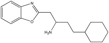 1-(1,3-benzoxazol-2-yl)-4-cyclohexylbutan-2-amine Structure