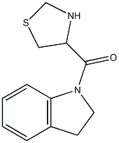 1-(1,3-thiazolidin-4-ylcarbonyl)indoline 구조식 이미지