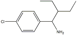 1-(1-amino-2-ethylbutyl)-4-chlorobenzene 구조식 이미지