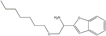 1-(1-benzofuran-2-yl)-2-(heptyloxy)ethan-1-amine 구조식 이미지