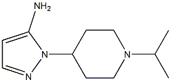 1-(1-isopropylpiperidin-4-yl)-1H-pyrazol-5-amine Structure