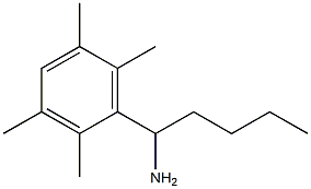 1-(2,3,5,6-tetramethylphenyl)pentan-1-amine Structure