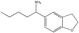 1-(2,3-dihydro-1-benzofuran-5-yl)pentan-1-amine Structure