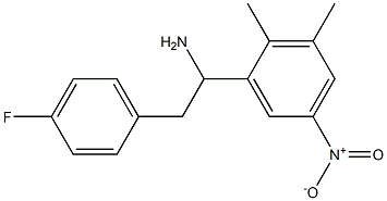 1-(2,3-dimethyl-5-nitrophenyl)-2-(4-fluorophenyl)ethan-1-amine 구조식 이미지