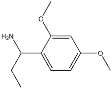 1-(2,4-dimethoxyphenyl)propan-1-amine Structure
