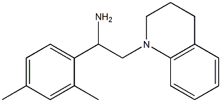1-(2,4-dimethylphenyl)-2-(1,2,3,4-tetrahydroquinolin-1-yl)ethan-1-amine Structure