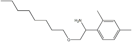 1-(2,4-dimethylphenyl)-2-(octyloxy)ethan-1-amine 구조식 이미지