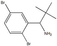 1-(2,5-dibromophenyl)-2,2-dimethylpropan-1-amine Structure