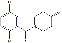 1-(2,5-dichlorobenzoyl)piperidin-4-one 구조식 이미지