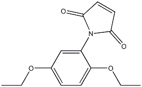 1-(2,5-diethoxyphenyl)-2,5-dihydro-1H-pyrrole-2,5-dione Structure