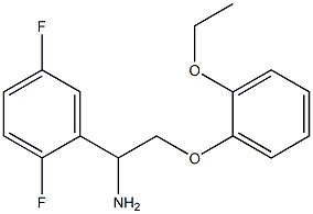 1-(2,5-difluorophenyl)-2-(2-ethoxyphenoxy)ethanamine Structure