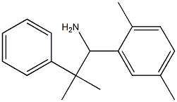 1-(2,5-dimethylphenyl)-2-methyl-2-phenylpropan-1-amine Structure