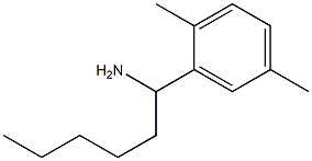1-(2,5-dimethylphenyl)hexan-1-amine Structure