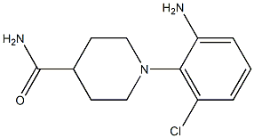 1-(2-amino-6-chlorophenyl)piperidine-4-carboxamide Structure