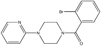 1-(2-bromobenzoyl)-4-pyridin-2-ylpiperazine 구조식 이미지