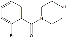 1-(2-bromobenzoyl)piperazine 구조식 이미지