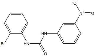 1-(2-bromophenyl)-3-(3-nitrophenyl)urea Structure