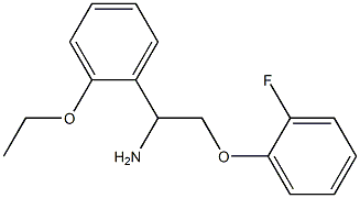 1-(2-ethoxyphenyl)-2-(2-fluorophenoxy)ethanamine Structure