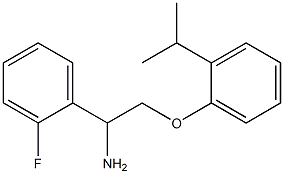 1-(2-fluorophenyl)-2-(2-isopropylphenoxy)ethanamine 구조식 이미지