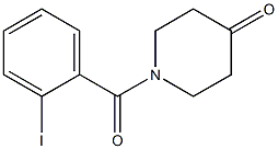 1-(2-iodobenzoyl)piperidin-4-one 구조식 이미지