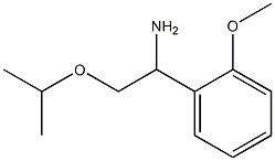 1-(2-methoxyphenyl)-2-(propan-2-yloxy)ethan-1-amine 구조식 이미지