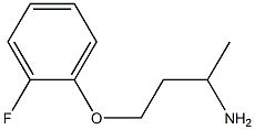 1-(3-aminobutoxy)-2-fluorobenzene Structure