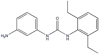 1-(3-aminophenyl)-3-(2,6-diethylphenyl)urea 구조식 이미지