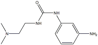 1-(3-aminophenyl)-3-[2-(dimethylamino)ethyl]urea 구조식 이미지