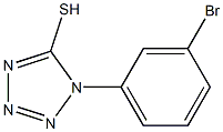 1-(3-bromophenyl)-1H-1,2,3,4-tetrazole-5-thiol Structure