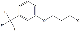 1-(3-chloropropoxy)-3-(trifluoromethyl)benzene 구조식 이미지