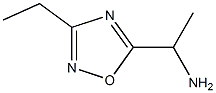 1-(3-ethyl-1,2,4-oxadiazol-5-yl)ethan-1-amine Structure