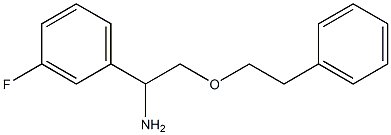 1-(3-fluorophenyl)-2-(2-phenylethoxy)ethan-1-amine Structure