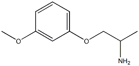 1-(3-methoxyphenoxy)propan-2-amine 구조식 이미지