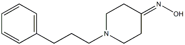 1-(3-phenylpropyl)piperidin-4-one oxime Structure