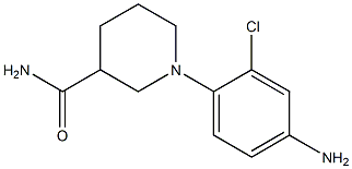 1-(4-amino-2-chlorophenyl)piperidine-3-carboxamide Structure