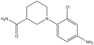 1-(4-amino-2-chlorophenyl)piperidine-3-carboxamide 구조식 이미지