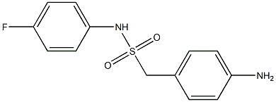 1-(4-aminophenyl)-N-(4-fluorophenyl)methanesulfonamide Structure