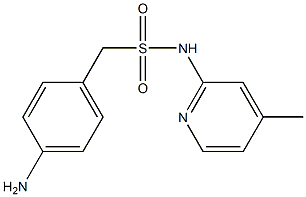 1-(4-aminophenyl)-N-(4-methylpyridin-2-yl)methanesulfonamide Structure