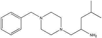 1-(4-benzylpiperazin-1-yl)-4-methylpentan-2-amine Structure