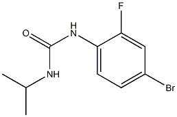 1-(4-bromo-2-fluorophenyl)-3-propan-2-ylurea Structure