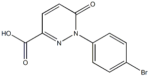 1-(4-bromophenyl)-6-oxo-1,6-dihydropyridazine-3-carboxylic acid Structure
