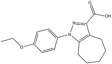 1-(4-ethoxyphenyl)-1,4,5,6,7,8-hexahydrocyclohepta[c]pyrazole-3-carboxylic acid 구조식 이미지