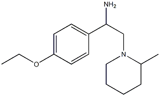 1-(4-ethoxyphenyl)-2-(2-methylpiperidin-1-yl)ethanamine 구조식 이미지