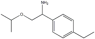 1-(4-ethylphenyl)-2-(propan-2-yloxy)ethan-1-amine Structure