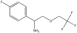 1-(4-fluorophenyl)-2-(2,2,2-trifluoroethoxy)ethanamine Structure