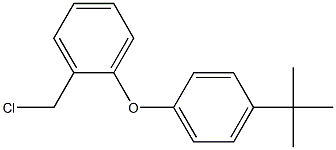 1-(4-tert-butylphenoxy)-2-(chloromethyl)benzene 구조식 이미지