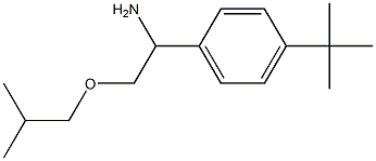 1-(4-tert-butylphenyl)-2-(2-methylpropoxy)ethan-1-amine Structure